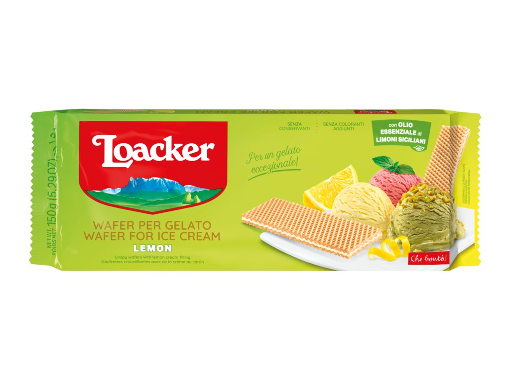 Loacker Lemon Wafer 150 GM
