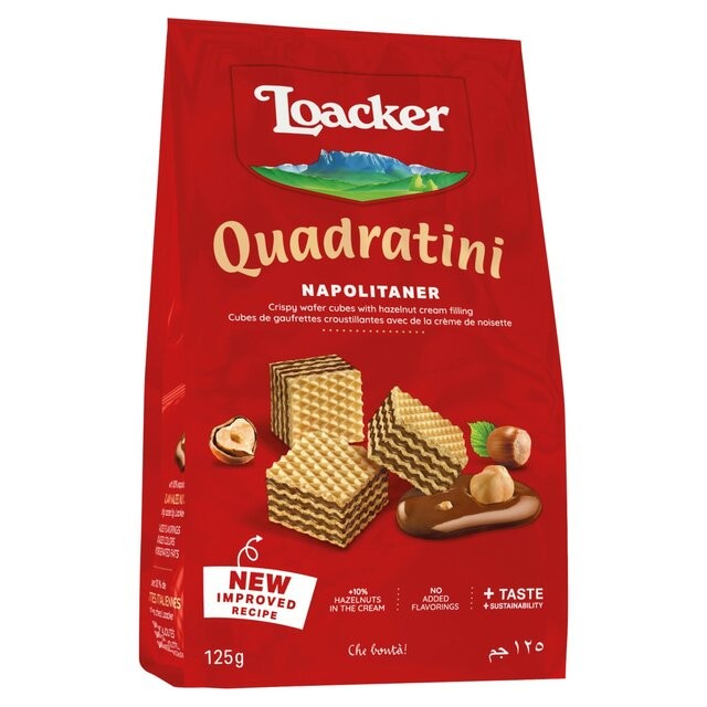 Loacker Quadratini Hazelnut 125 GM