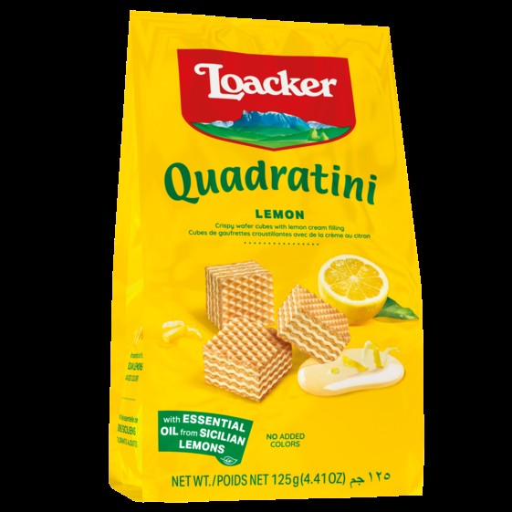 Loacker Lemon Wafer 125 GM