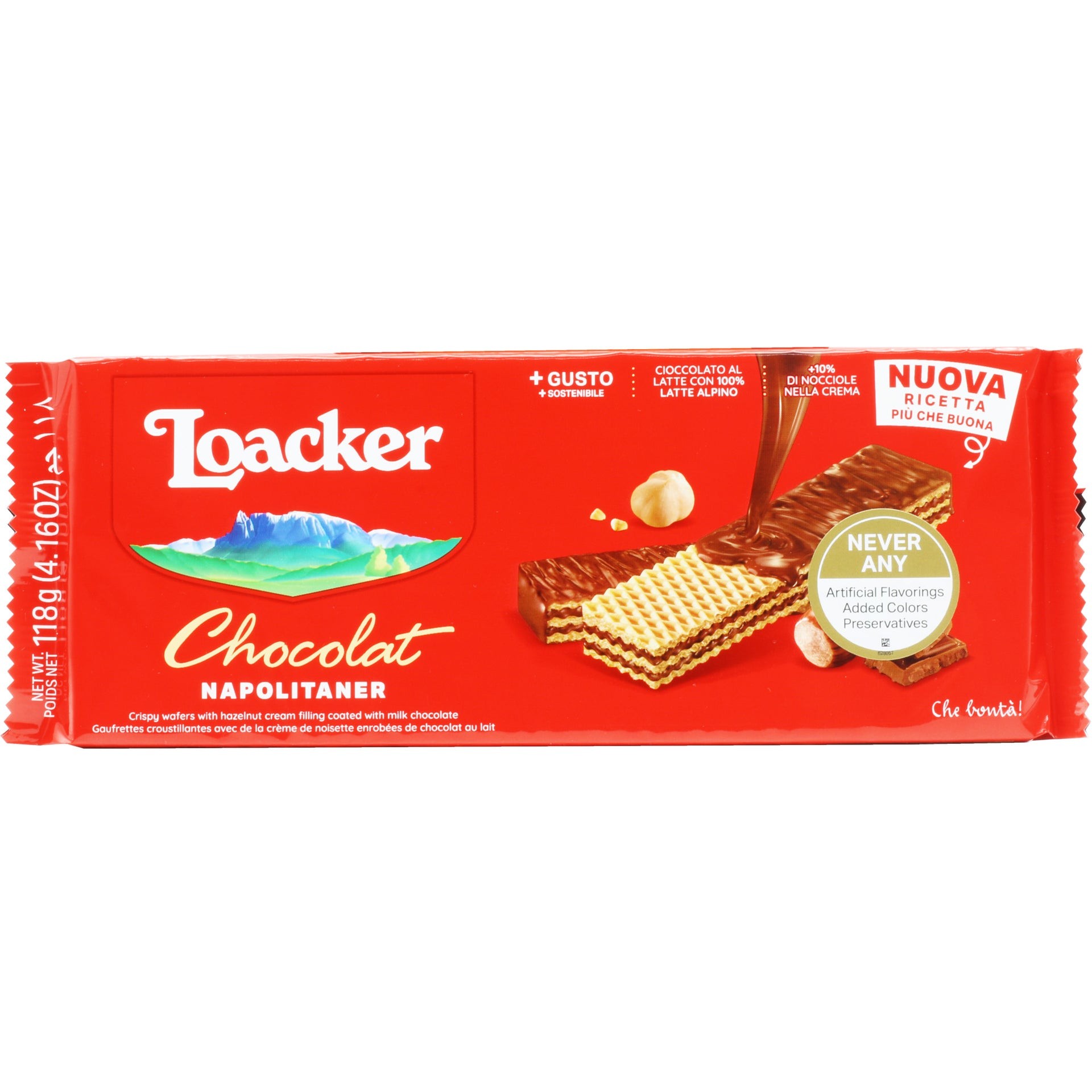 Loacker Chocolat Napolitan 118 GM