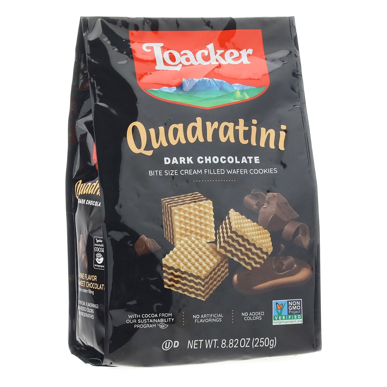 Loacker Quadtini Dark Choc 250 GM