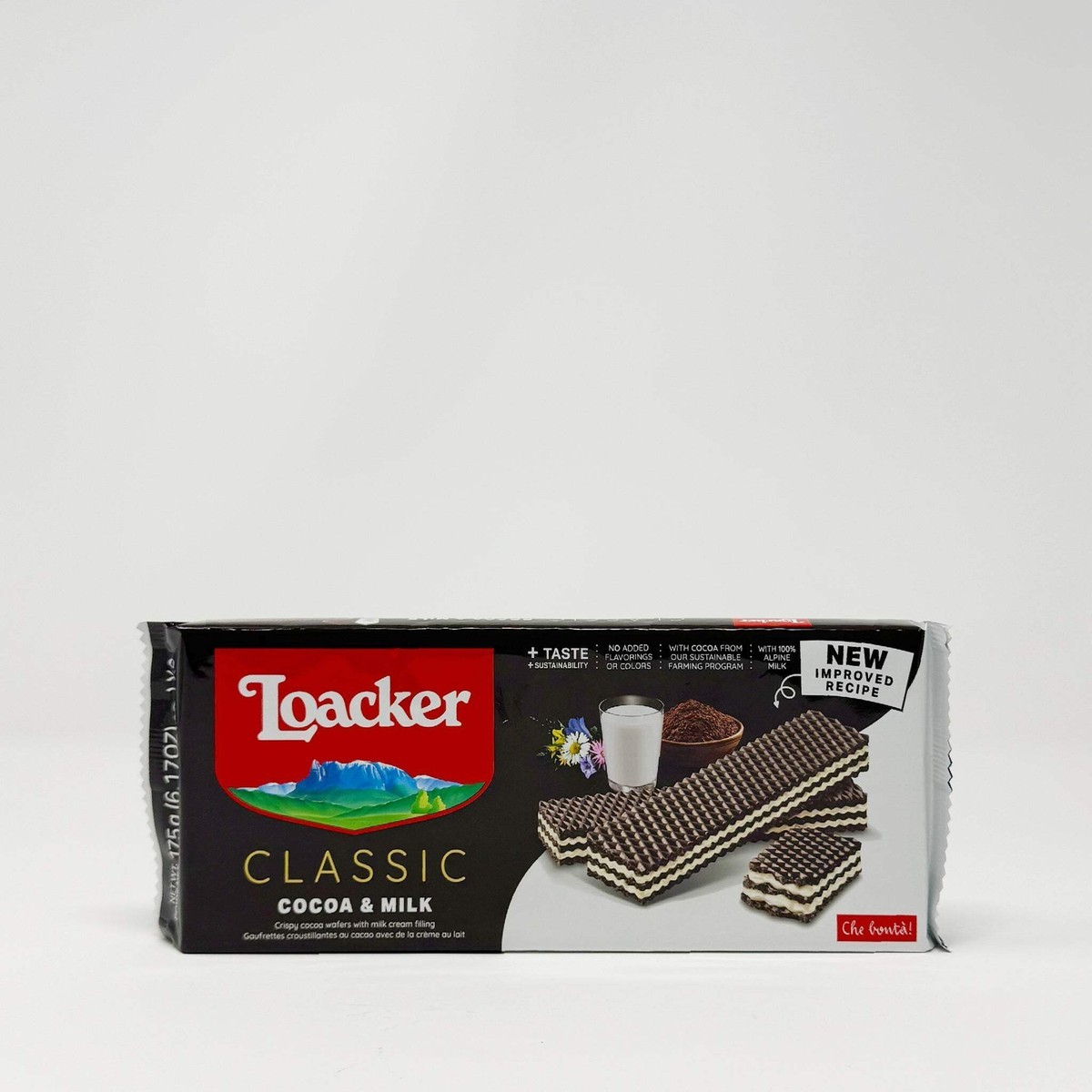 Loacker Cocoa And Milk 175 GM