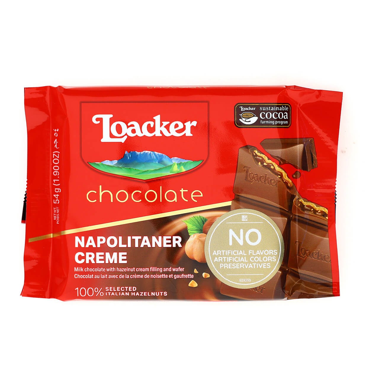 Loacker Chocolate Hazelnut 50 GM