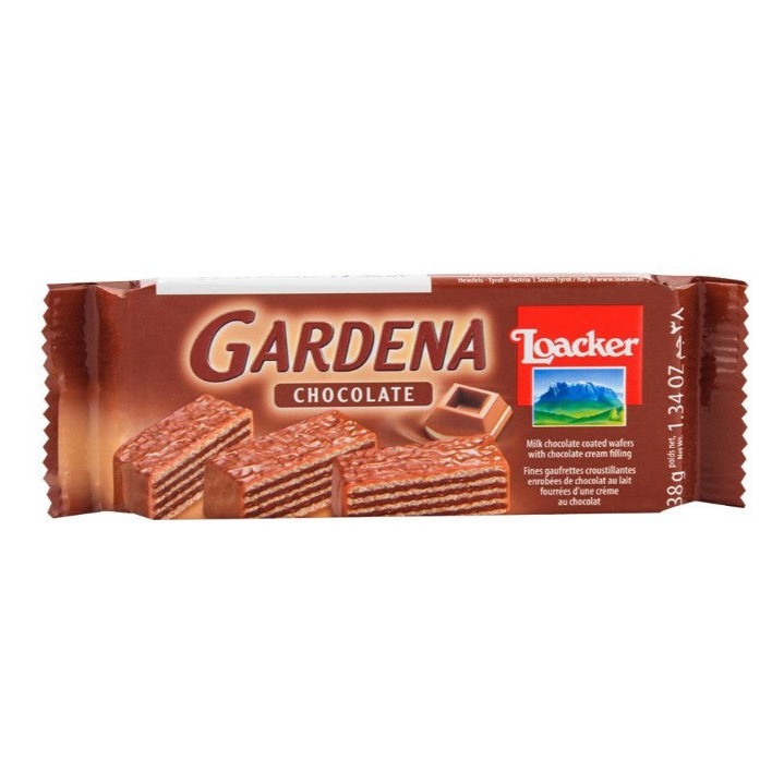 LOACKER GARDENA CHOCOLATE 38 GM