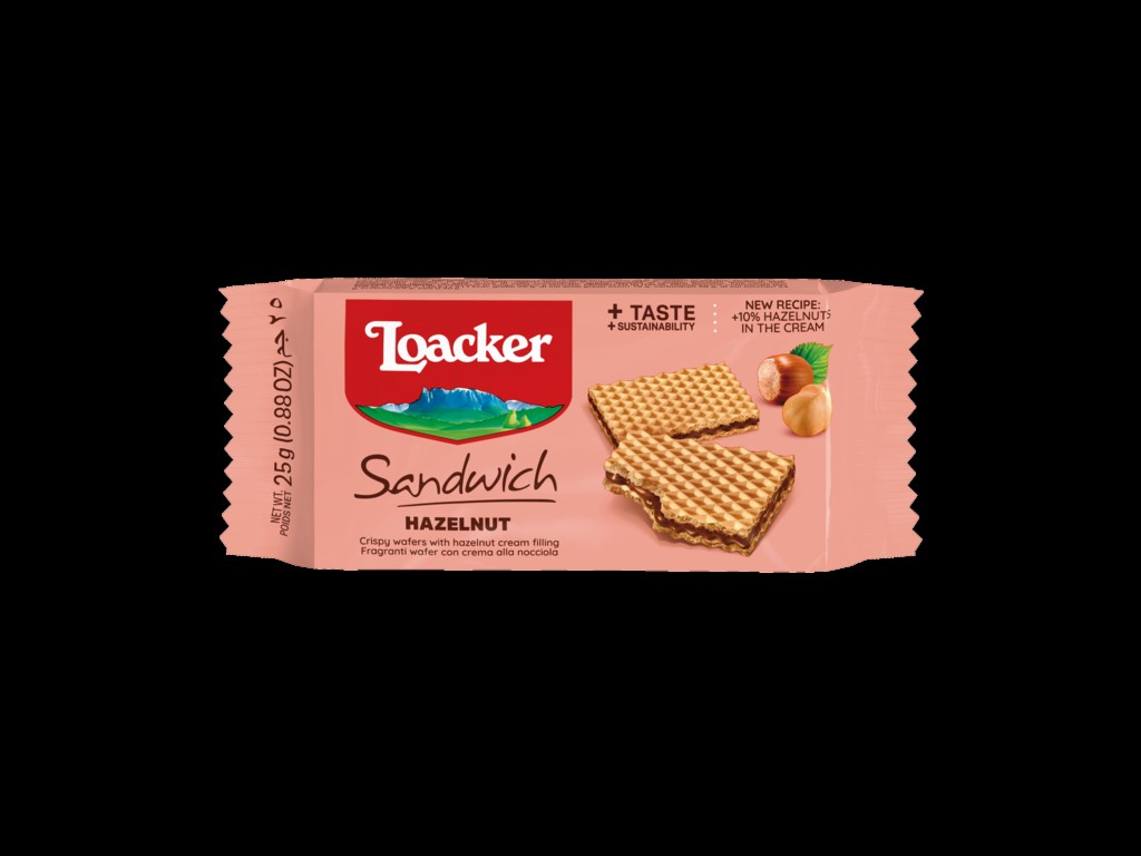 Loacker Sandwich Hazelnut 25 GM