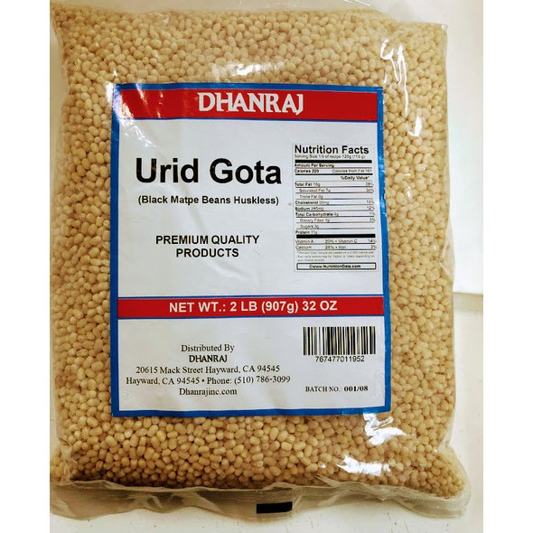 Dhanraj Urid Dal 2 LBS