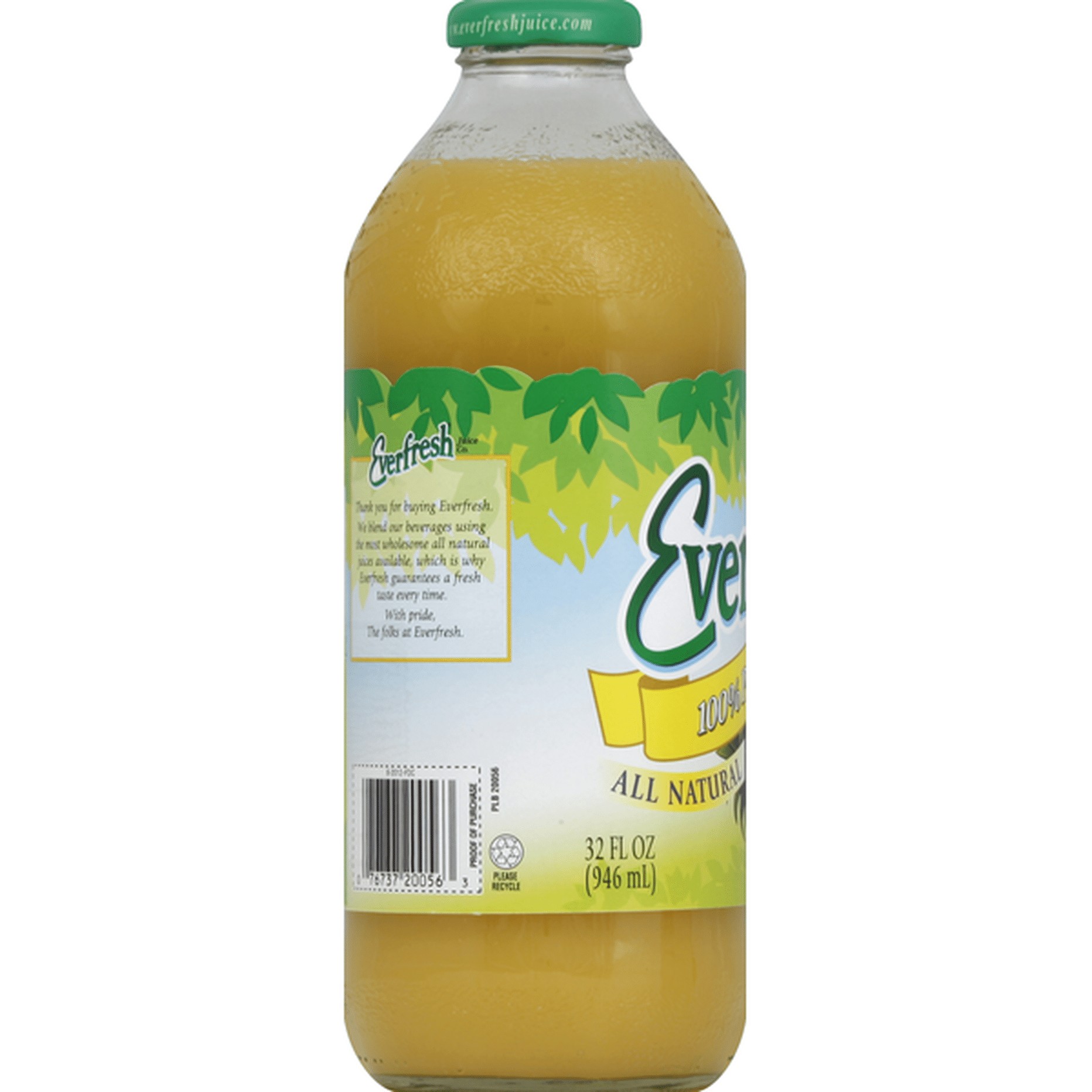 Everfresh Pineapple Juice 32 FLOZ