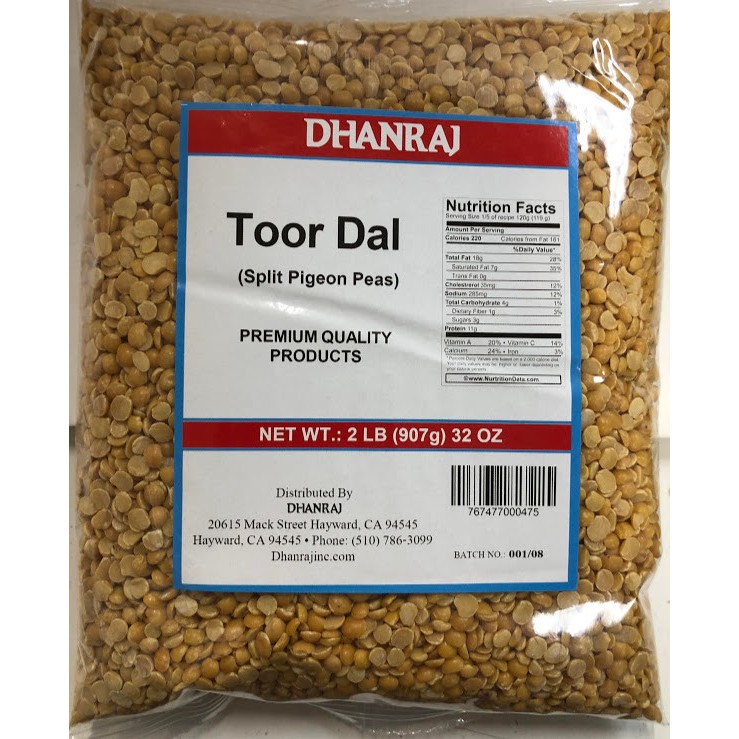 Dhanraj Toor Dal 2 LBS