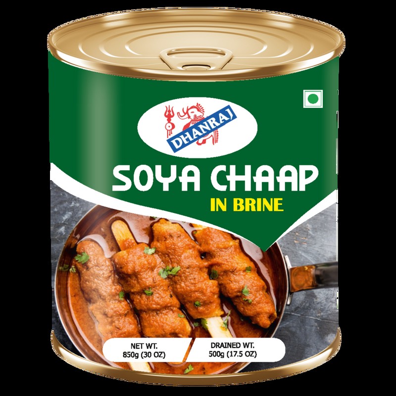 DHANJRAJ SOYA CHAAP 850 GM
