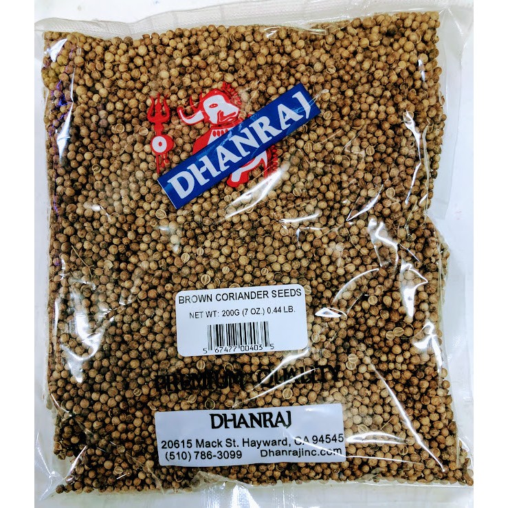 DHANRAJ CORIANDER SEEDS 7 OZ