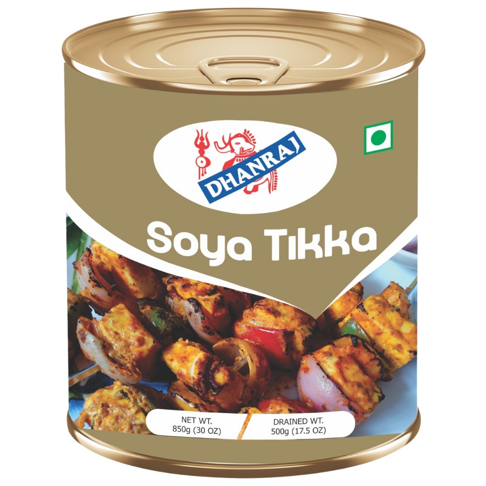 DHANRAJ SOYA TIKKA 850 GM