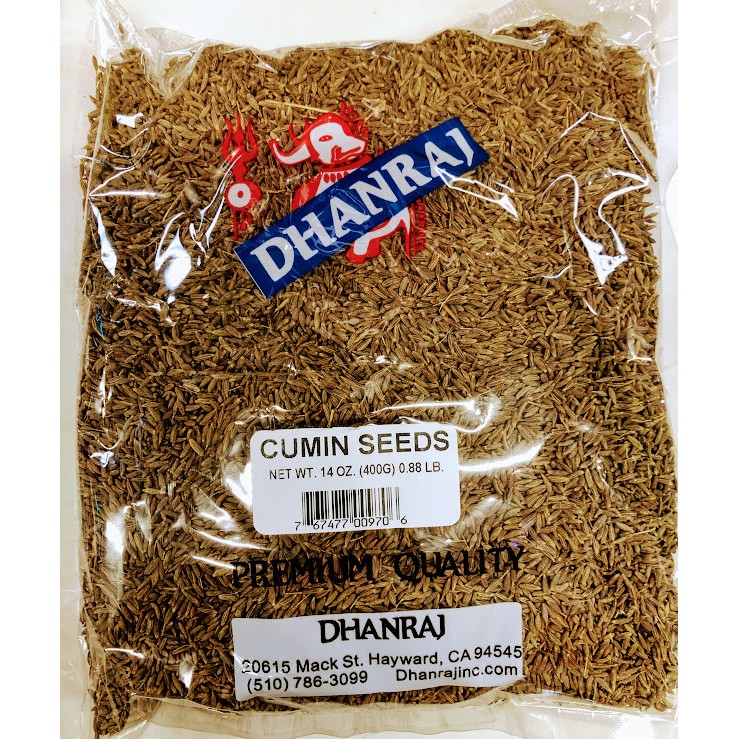 DHANRAJ CUMIN SEEDS 400 GM