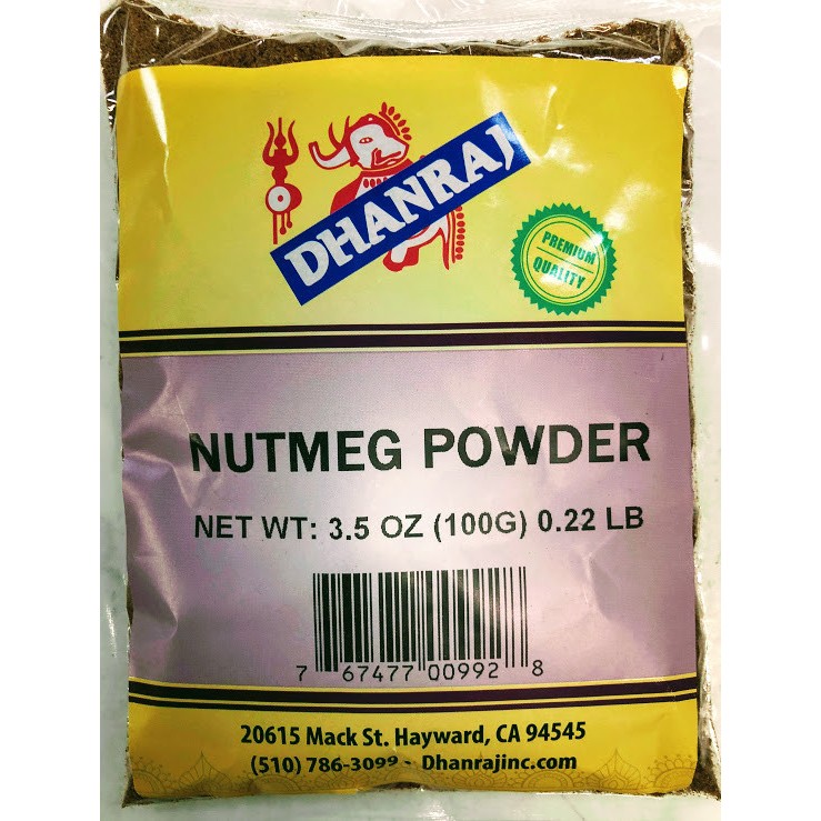 Dhanraj Nutmeg Pwdr 100 GM