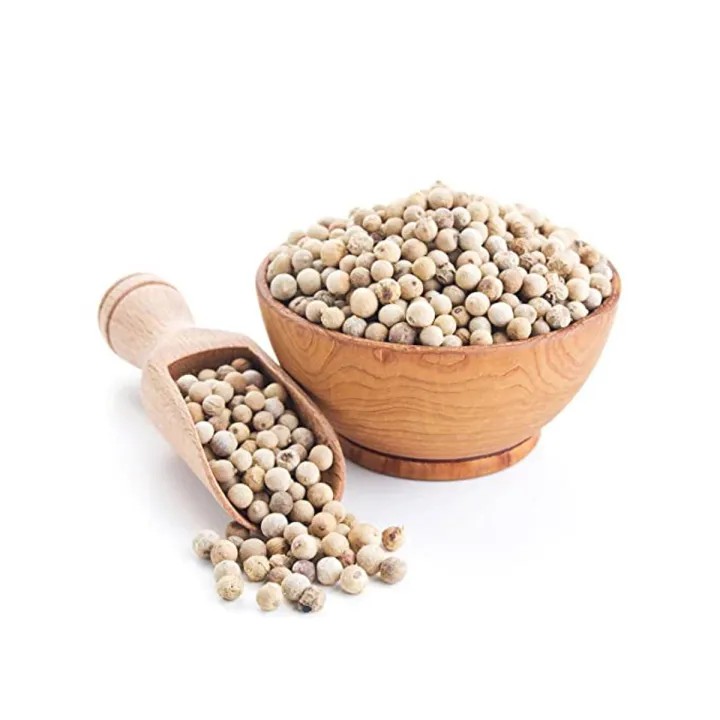 Dhanraj White Pepper Whole 100 GM