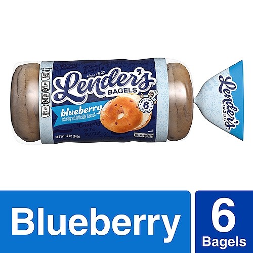 LEND BLUEBERRY BAGEL 12 OZ