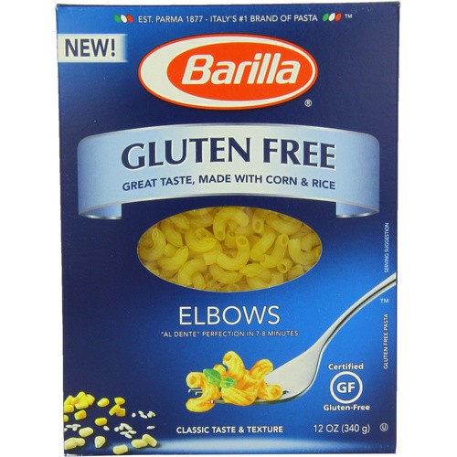 BARILLA GLUTEN FREE ELBOWS 12 OZ