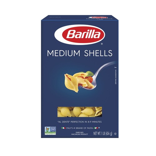 BARILLA MEDIUM SHELLS 16 OZ