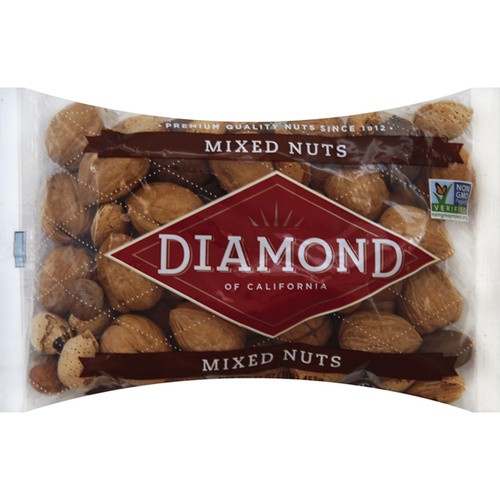 DIAMOND MIXED NUTS 16 OZ