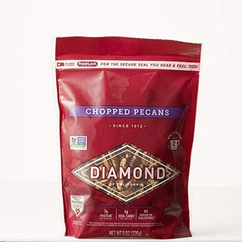 DIAMOND CHOPPED PECANS 8 OZ