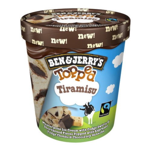 B&J TOPPED TIRAMISU 16 OZ