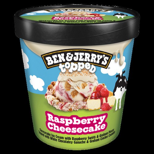 B&J TOPPED RASP CHEE 15.2 OZ