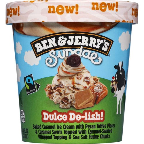 B&J DULCHE DE LISH! 14.4 OZ