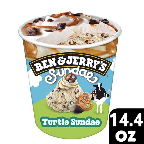 B&J TURTLE SUNDAE 14.4 OZ