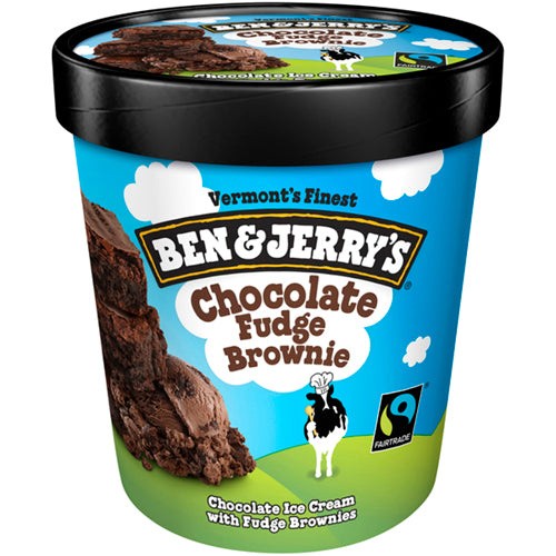 Ben & Jerrys Choco Fudge Brownie 16 OZ