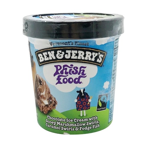 BEN&JERRYS PHISH FOOD 16 OZ