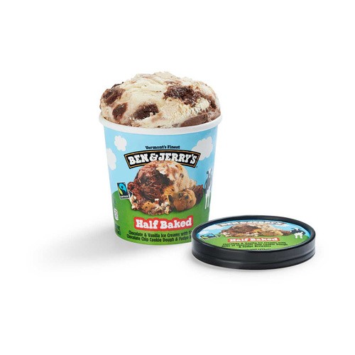 BEN&JERRYS HALF BAKED 16 OZ