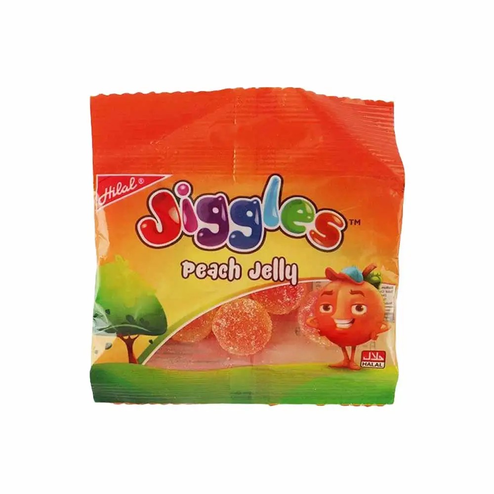 JIGGLES PEACH JELLY 18 PCS