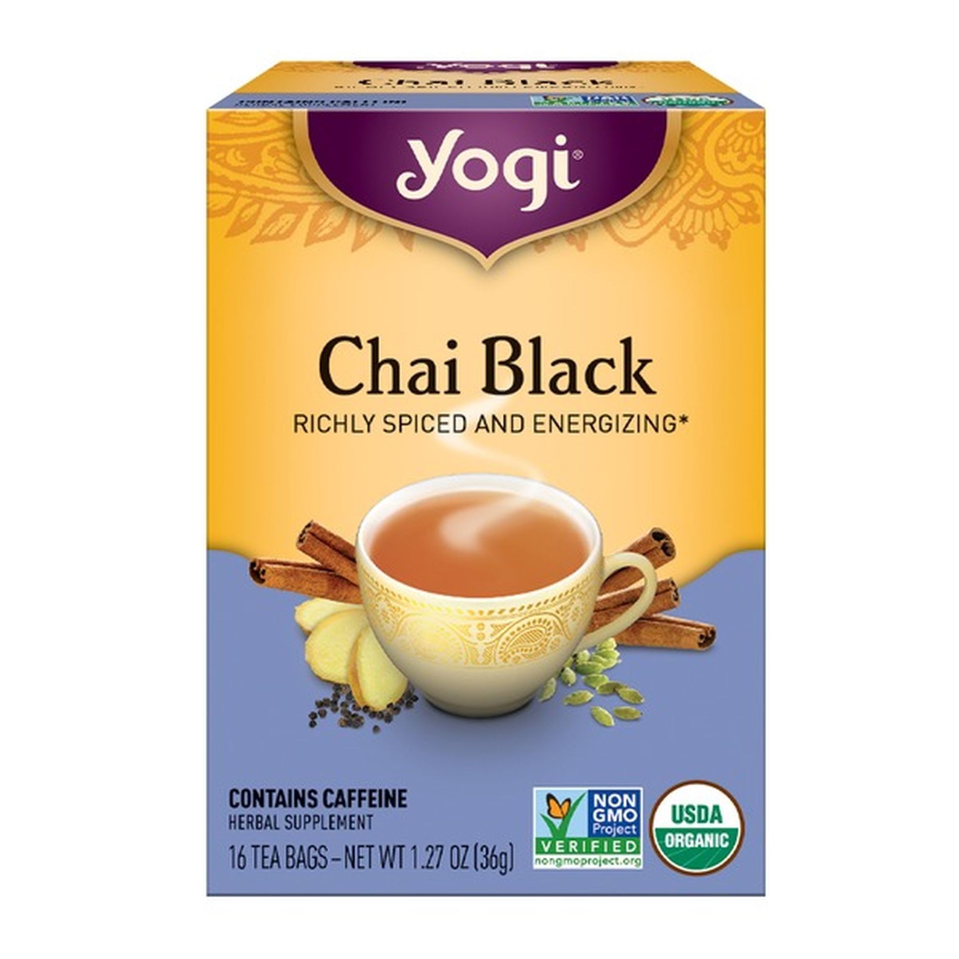 Yogi Tea Tea Chai Black 16 EACH