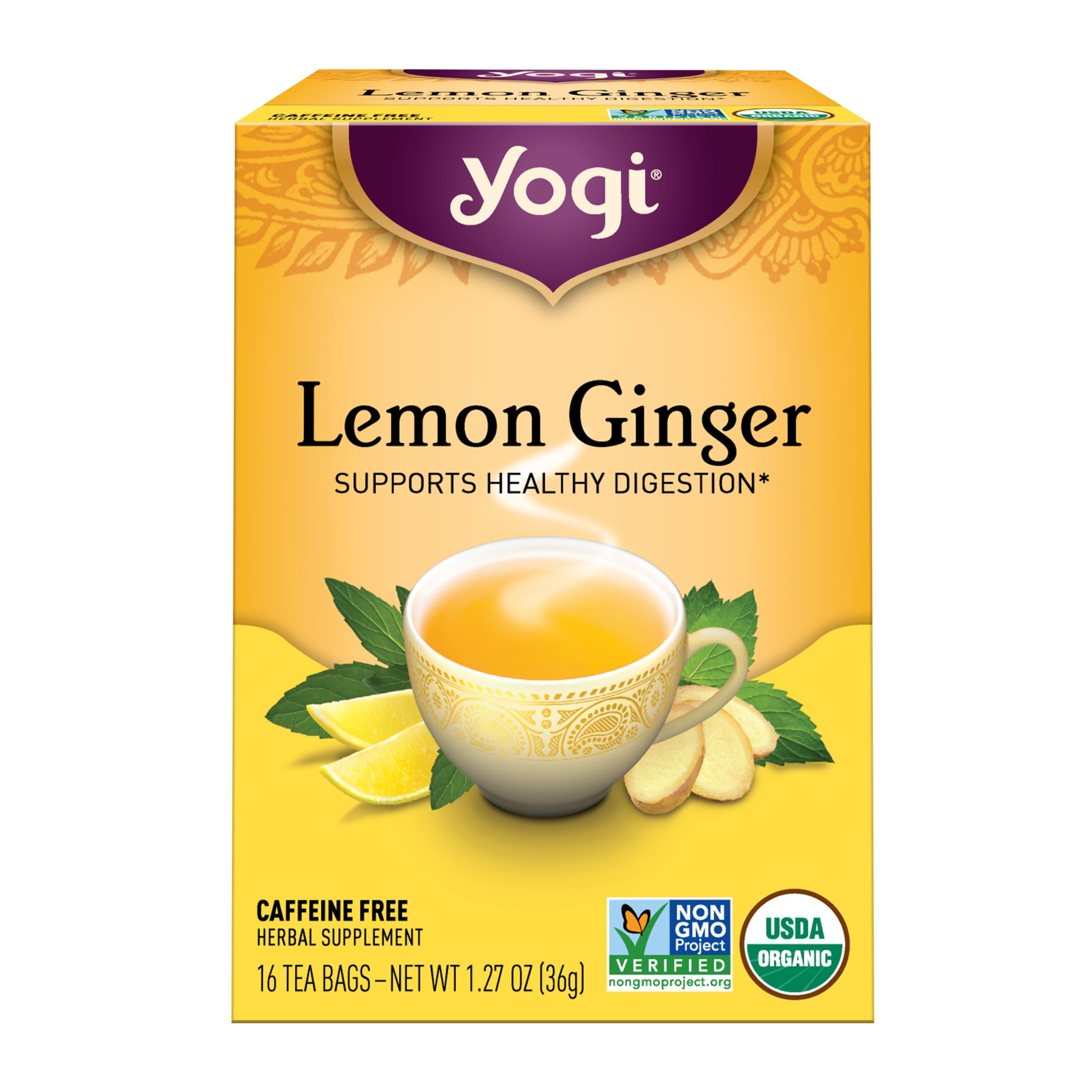 Yogi Tea Tea Lemon Ginger 16 PCS