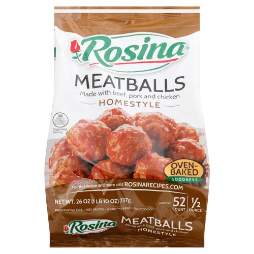 ROSINA HOMESTYLE MEATBALLS 26 OZ