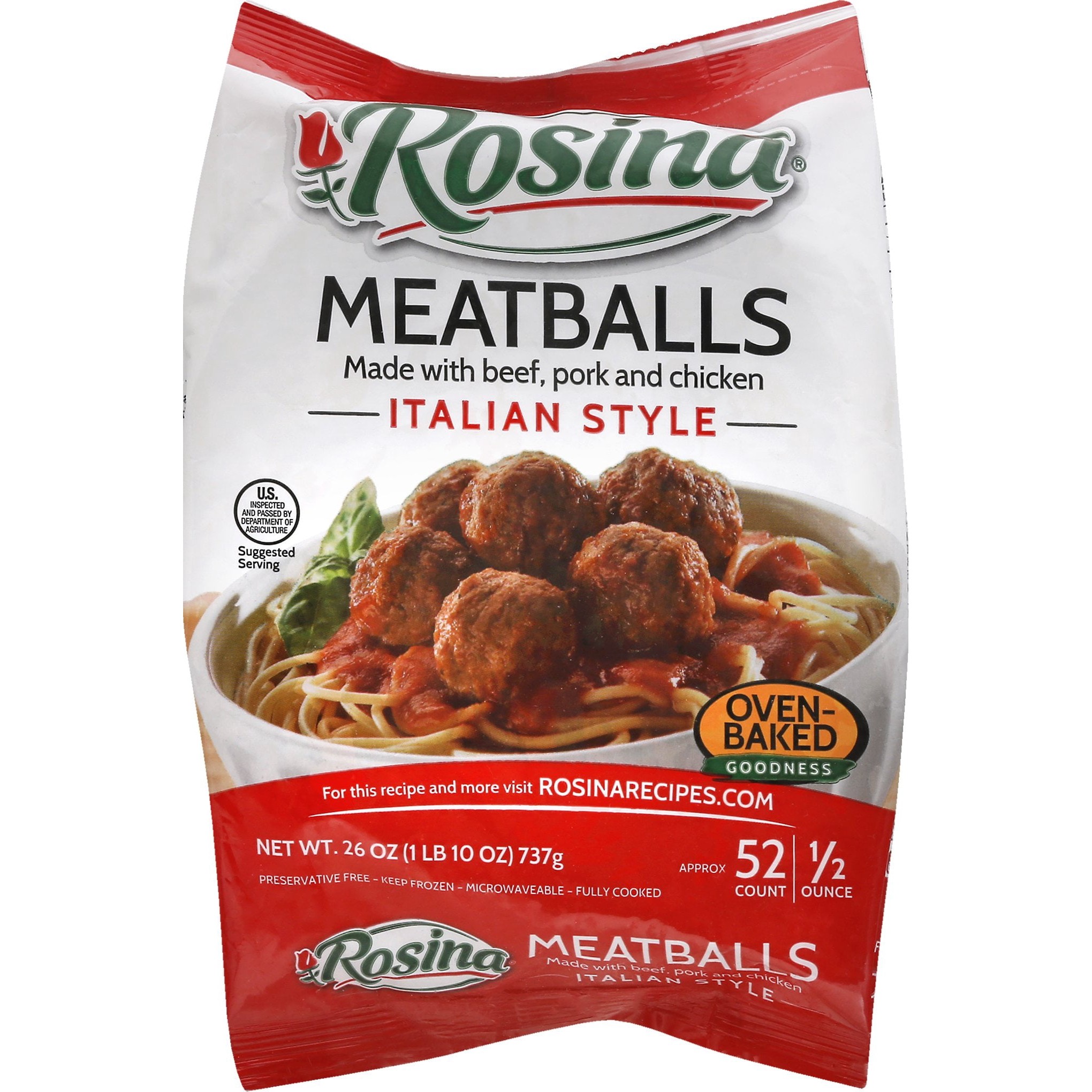 ROSINA ITAL MEATBAL                      21 OZ