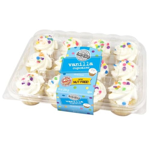 Two Bite Mini Vanilla Cupcakes 10 OZ