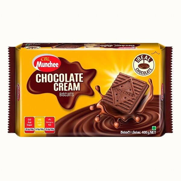 Munchee Chocolate Cream 400 GM