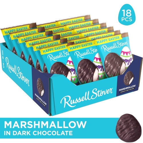 RUSSELL STOVER DARK CHOC MM EGG          1.3 OZ