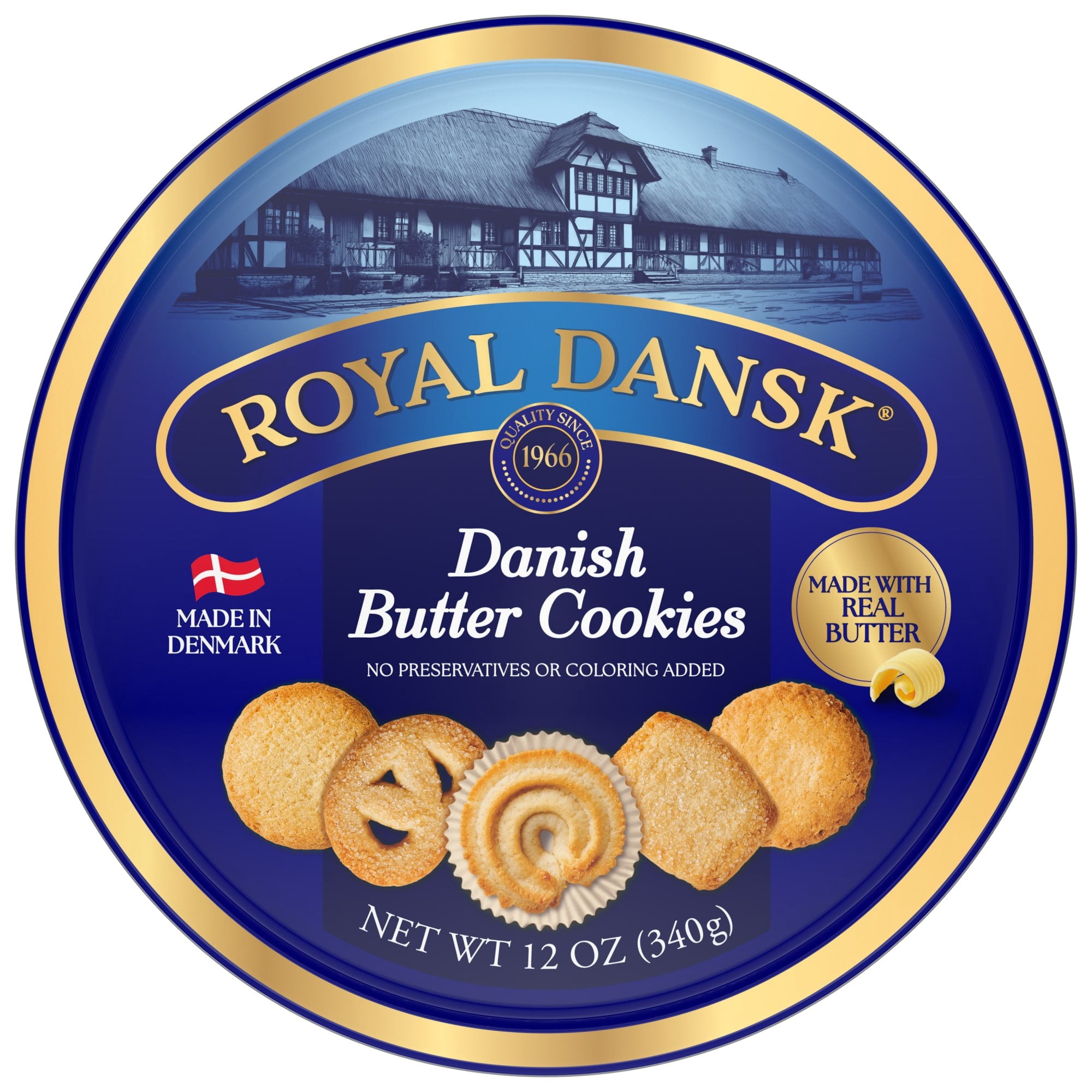 Royal Dansk Danish Butter Cookies 12 OZ