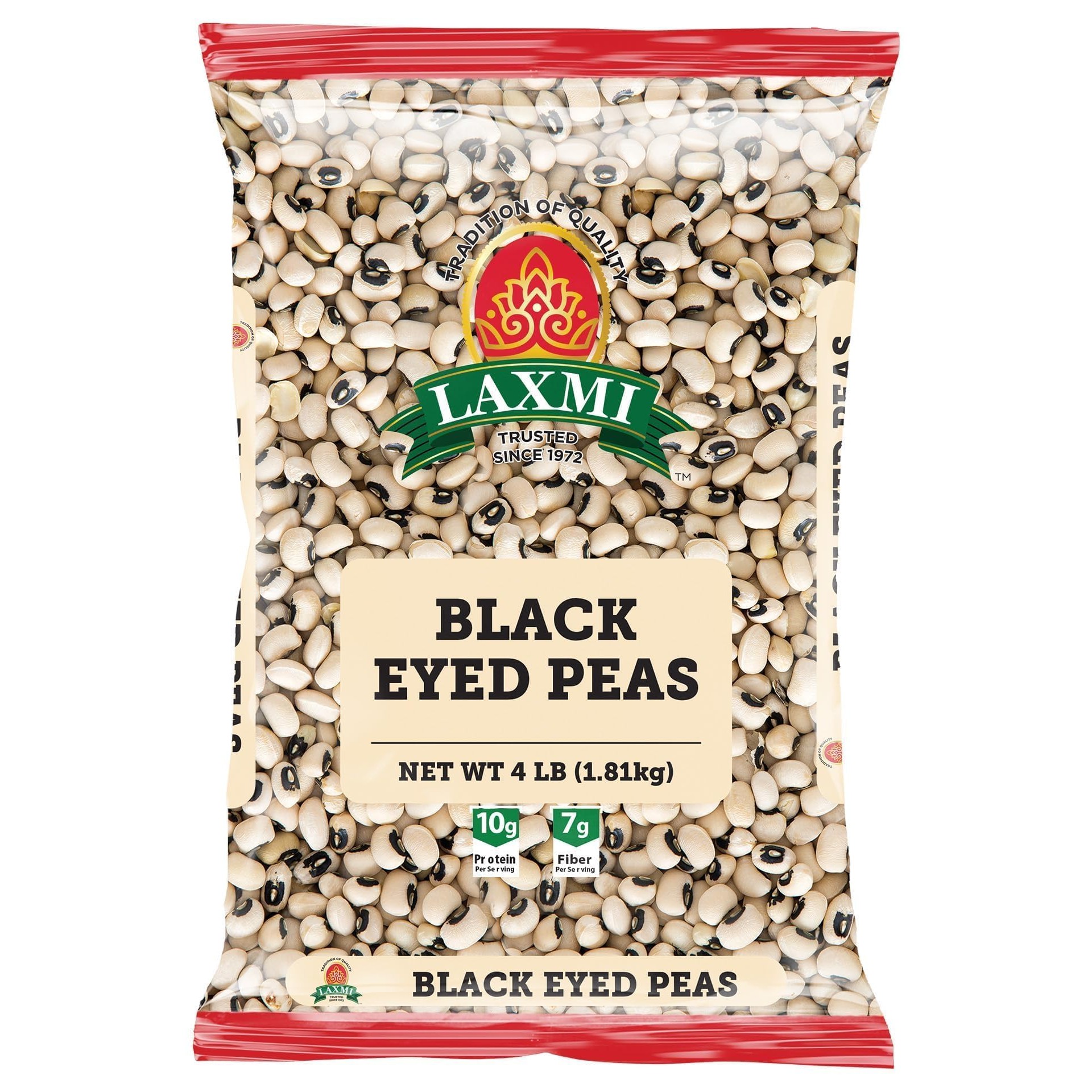 LAXMI BLACK EYE PEAS 32 OZ