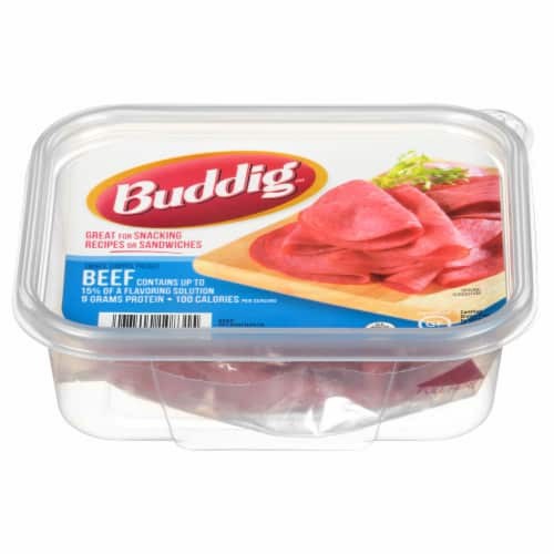 BUDDIG SLCD BEEF TUB 7 OZ