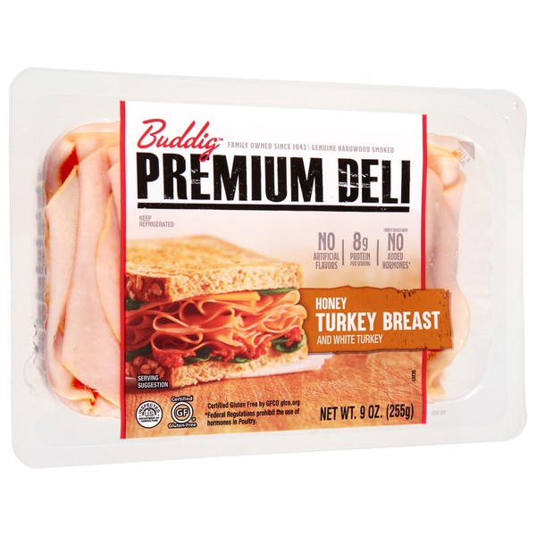 BUDDIG PREMIUM DELI TURKEY BREAST        9 OZ
