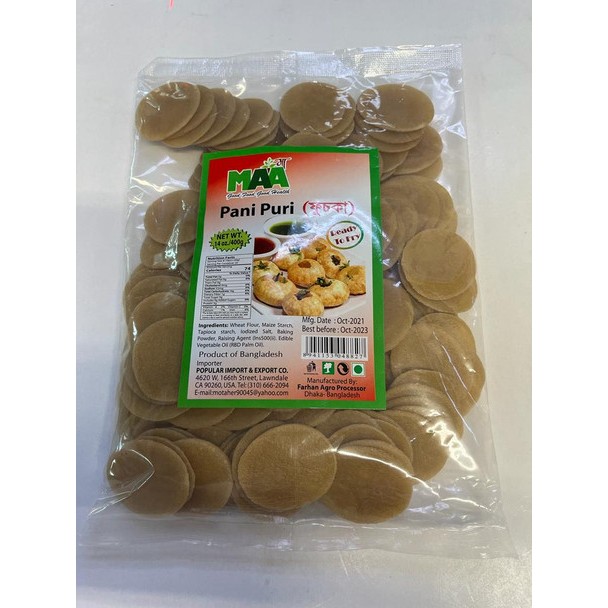 MAA PANI PURI 400 GM