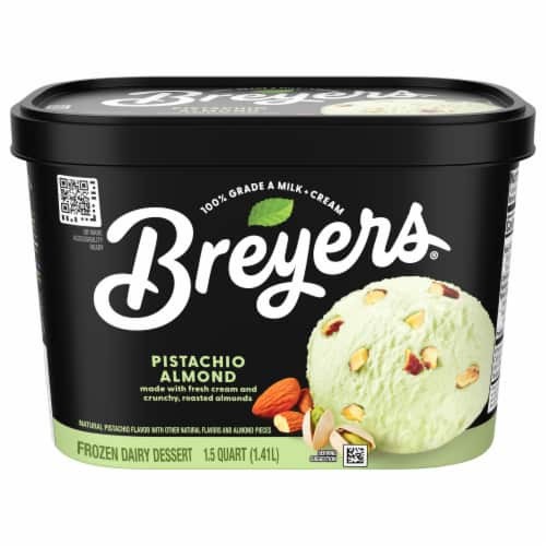 BREYER'S PISTACHIO ALMOND ICE CREAM 1.5 Quart