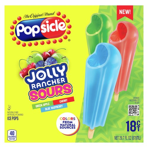 POPSICLE JOLLY RANCHER SOUR 18 COUNT