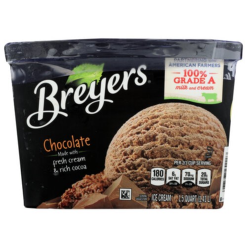 Breyers Choco Ice Cream 1.4 LTR