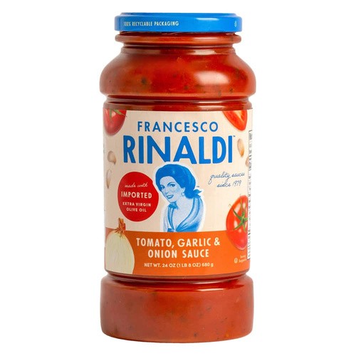 RINALDI TOMATO GARLIC ONION              24 OZ