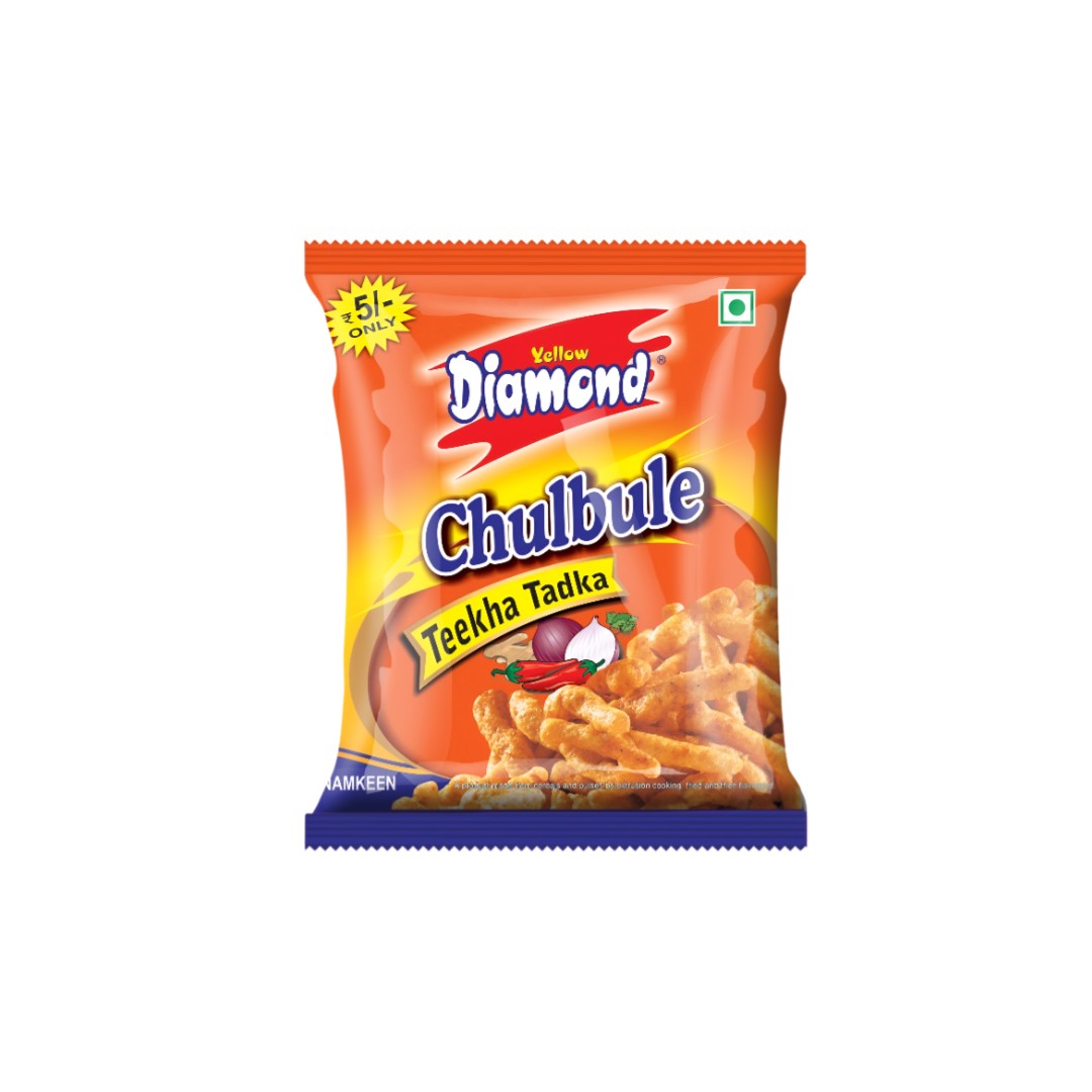 Yellow Diamond Yellow Diamond Chulbule Teekha Tadka 120 GM