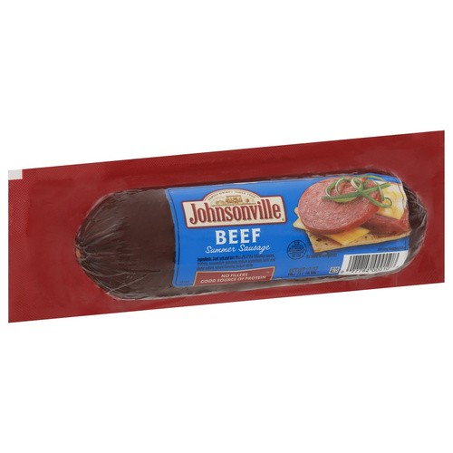 JOHNSONVILLE BEEF SUMMER SAUSAGE 12 OZ