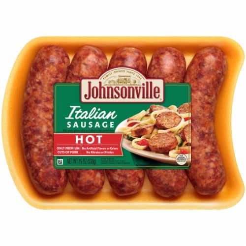 JOHNSONVILLE SAUSAGE HOT ITALIAN 19 OZ